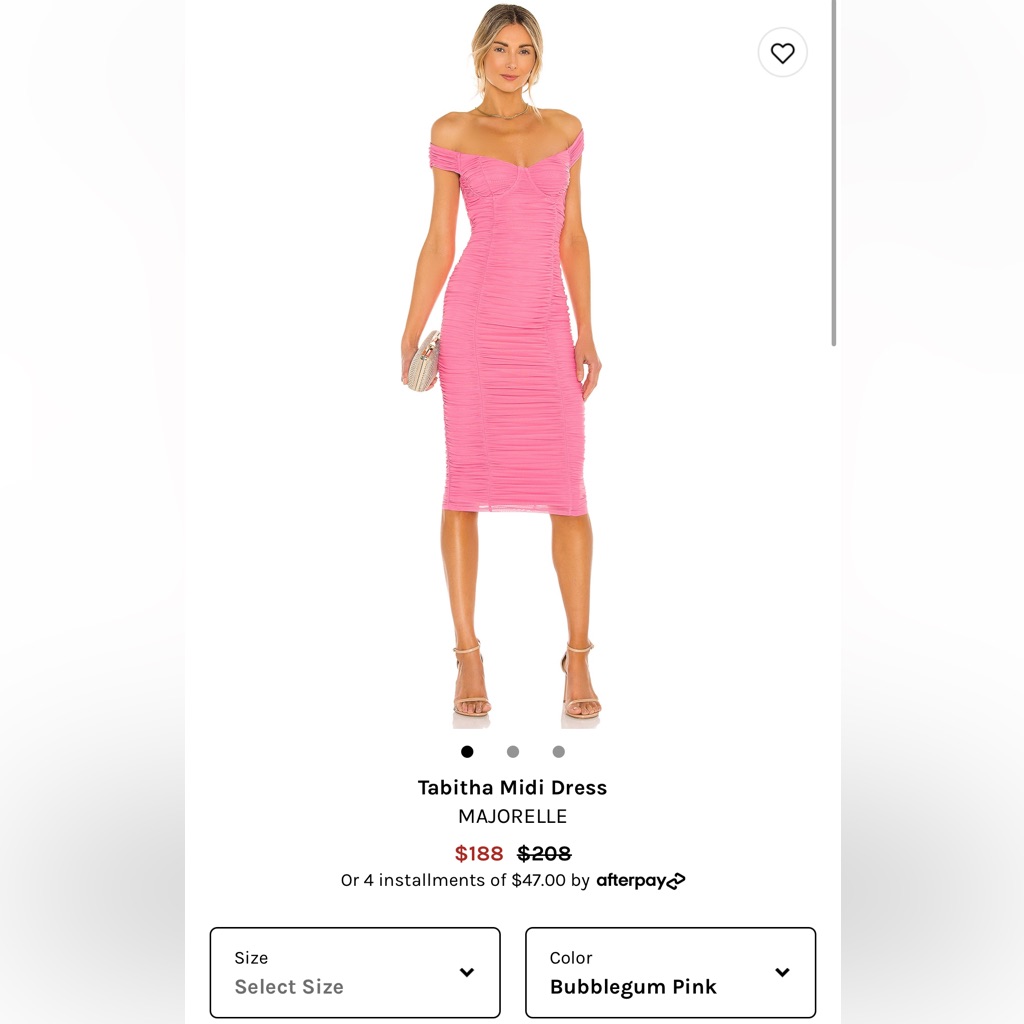 Majorelle Bubblegum Pink Dress